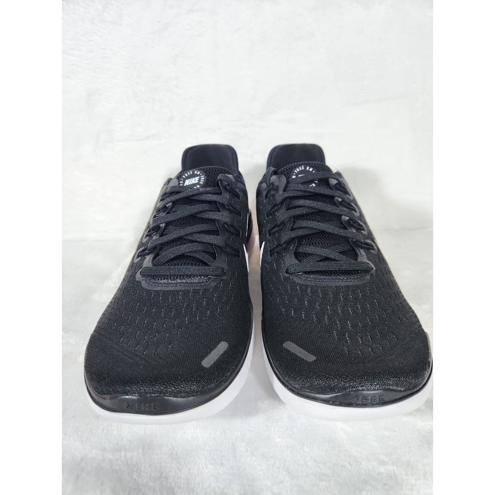 Nike Free RN 2018 Running Shoes Black White Mens Size 7 Womens 8.5 US 942836 001 - Picture 4 of 10